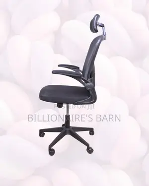 Flip-Up Arms Ergonomic Chair for Tight Spaces — Support That Lasts