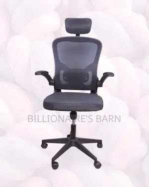 Flip-Up Arms Ergonomic Chair for Tight Spaces — Support That Lasts