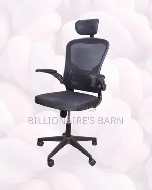 Flip-Up Arms Ergonomic Chair for Tight Spaces — Support That Lasts