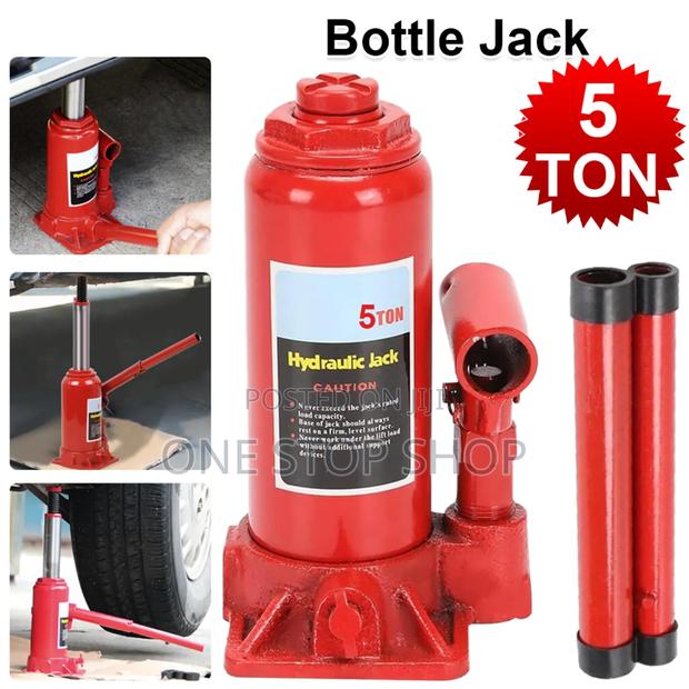 Brand New 5ton Heavy Duty Hydraulic Bottle Lifting Repair Jackl