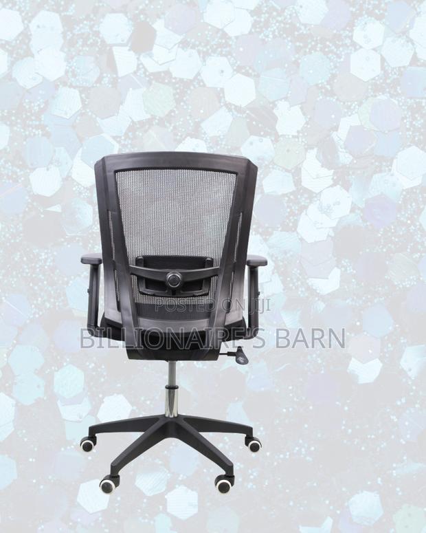 Mid-Back Office Chair • Executive Finish, Durable Nylon Base - thumbnail 4