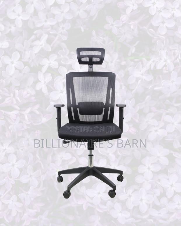 Ergonomic Mesh Task Chair for Work • Adjustable Headrest Support