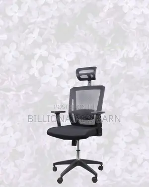 Ergonomic Mesh Task Chair for Work • Adjustable Headrest Support