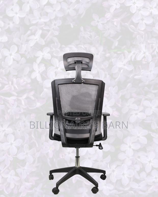 Ergonomic Mesh Task Chair for Work • Adjustable Headrest Support - thumbnail 4