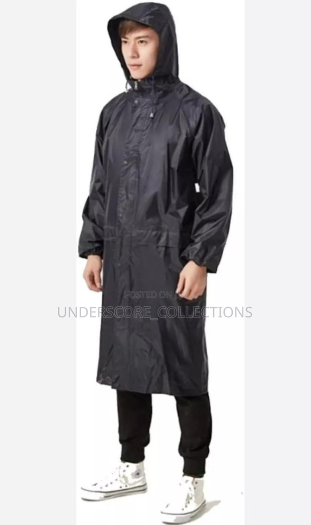 Black and Navy Blue Raincoats - main view