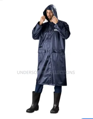 Black and Navy Blue Raincoats