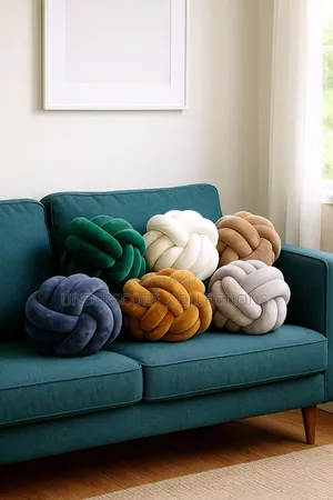 Assorted Colours Knot Pillows