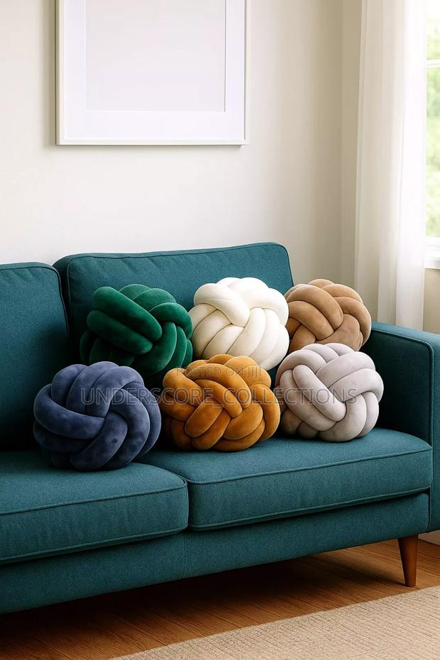 Assorted Colours Knot Pillows