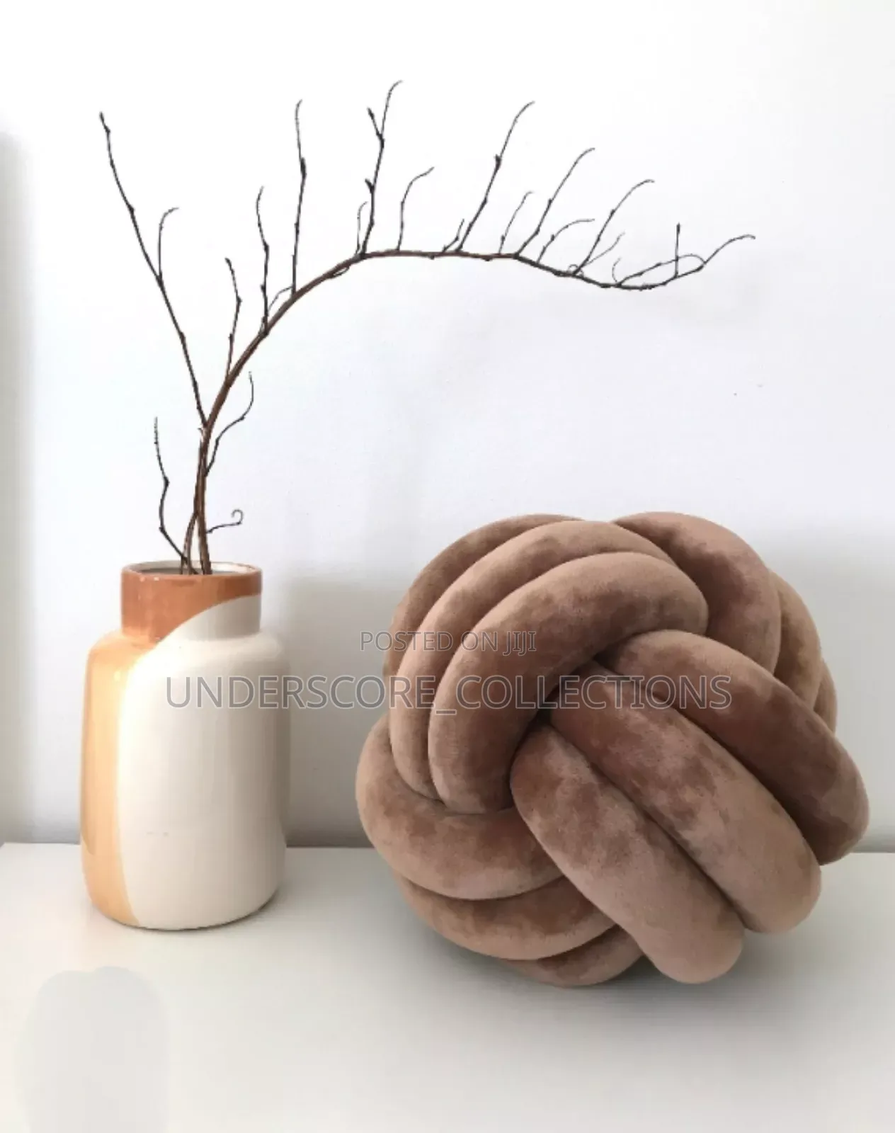 Assorted Colours Knot Pillows