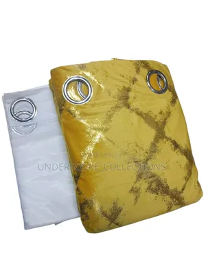 3pc Diamond Print Velvet Curtains