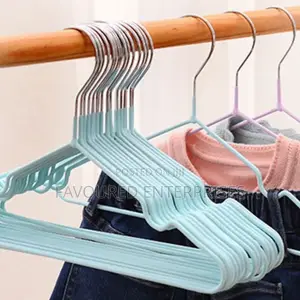 10pc Pack O Stainless Steel Hangers