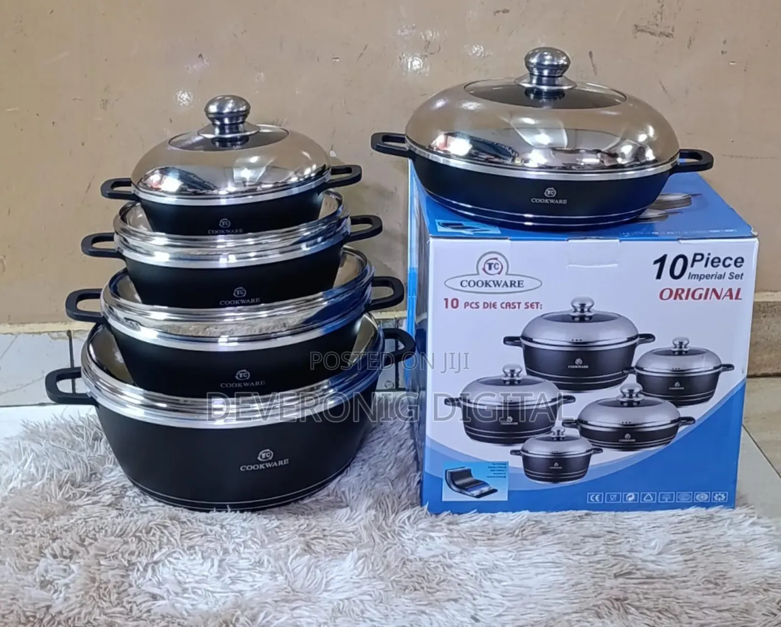 10pcs Tc Nonstick Cookware