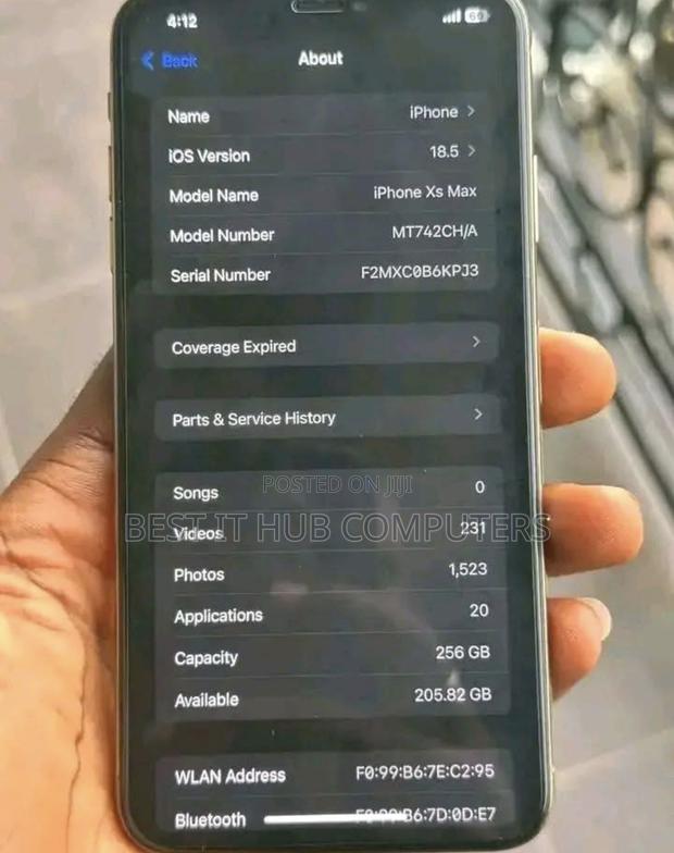 Apple iPhone XS Max 256 GB White - thumbnail 3