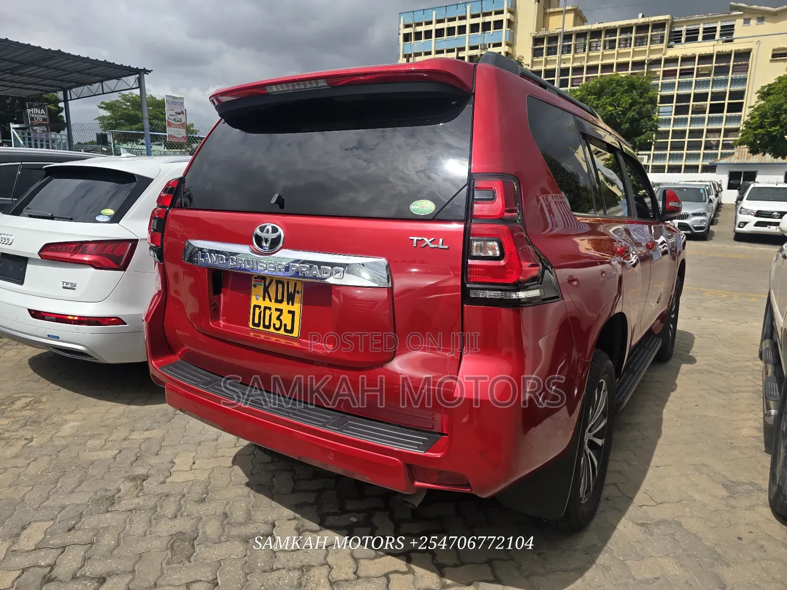 Toyota Land Cruiser Prado 2019 Red