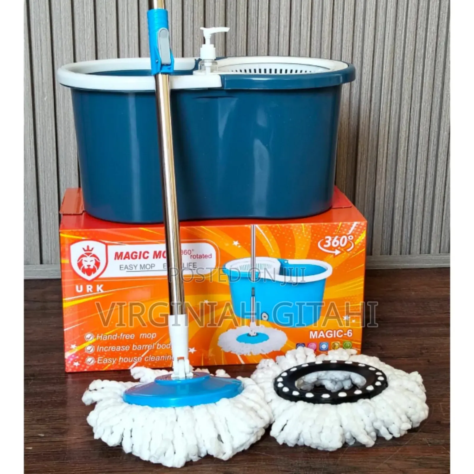 Easy and Faster Cleaning Spin Mop*
