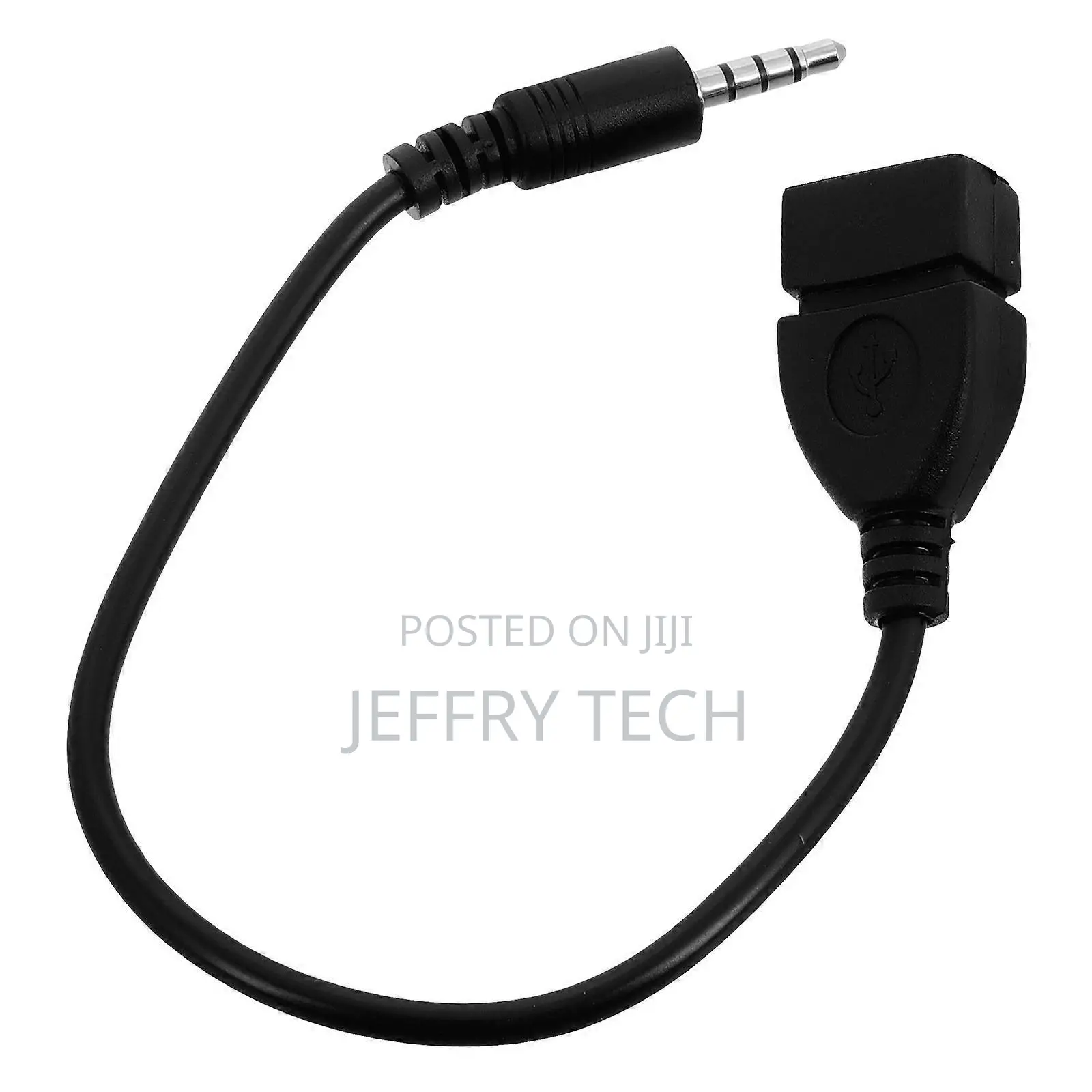 3.5mm Audio Plug to Usb Female Car Audio Adapter