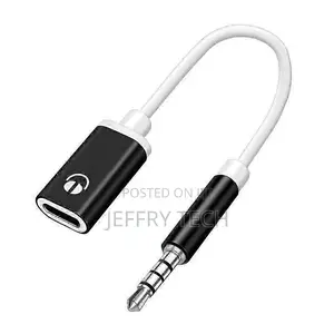 3.5mm Male to Type-C Female Headphone Converter Flat Adapter Analog Ro