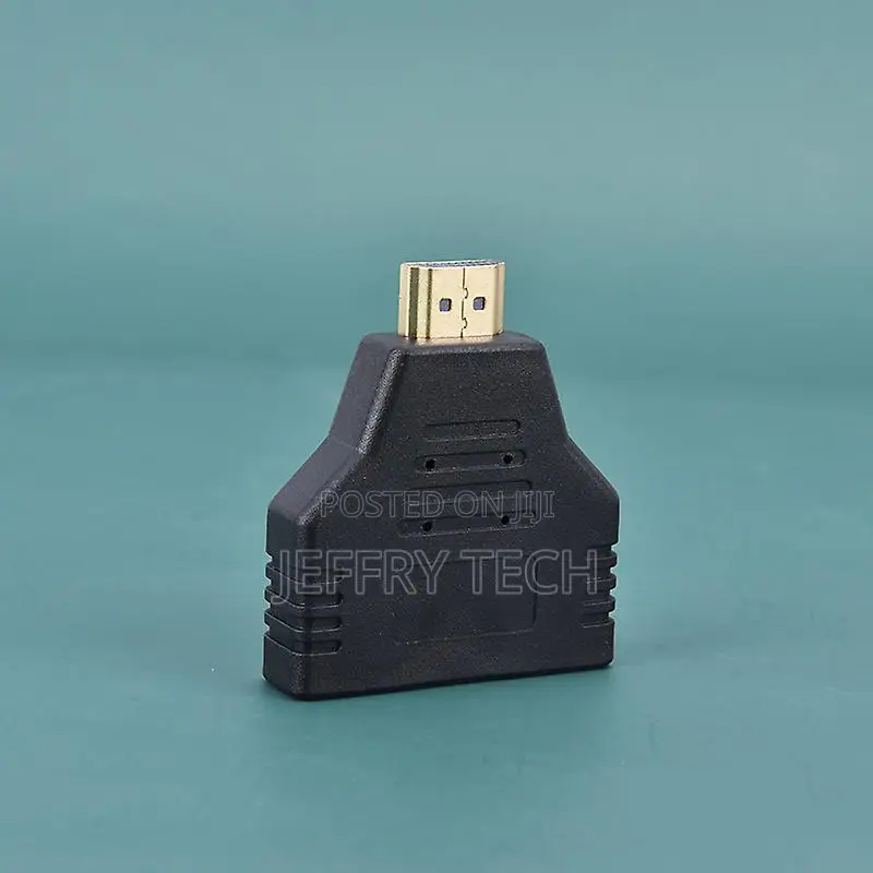1080 Port Male to 2 Female 1 in 2 Out Splitter Cable Adapter Converter