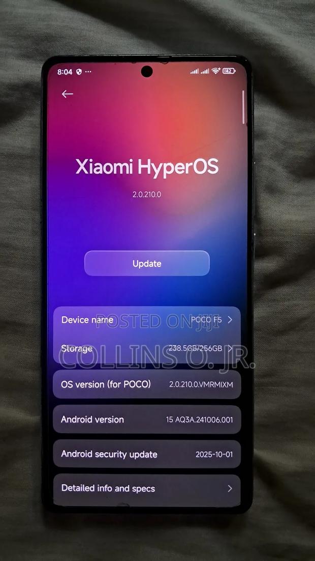 Xiaomi Poco F5 256 GB White - thumbnail 10