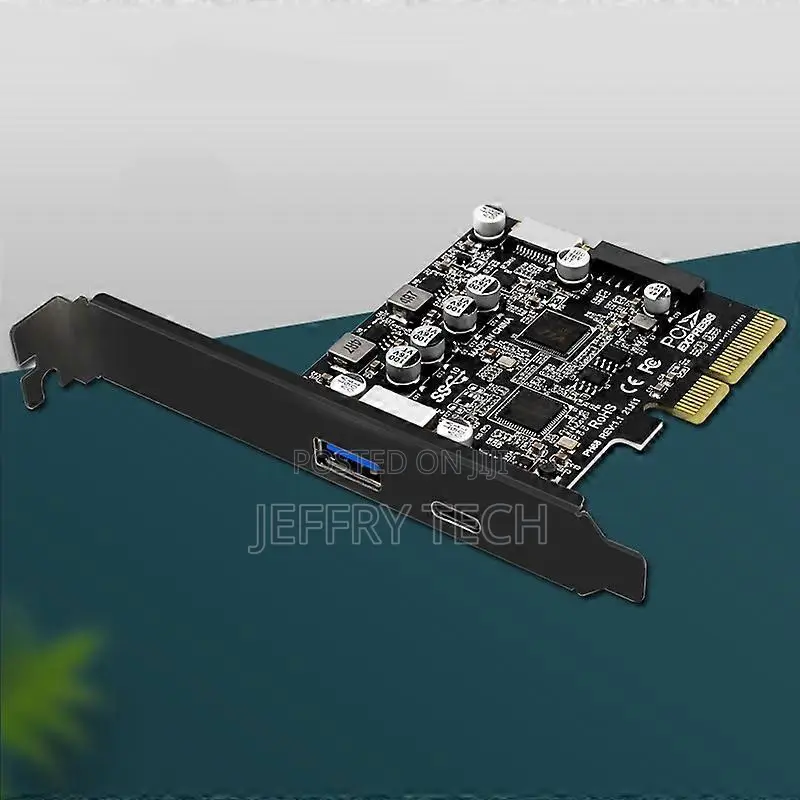 Pcie 3.0 to Usb 3.2 Extension Card Type-C Port Front Type-E Expansion