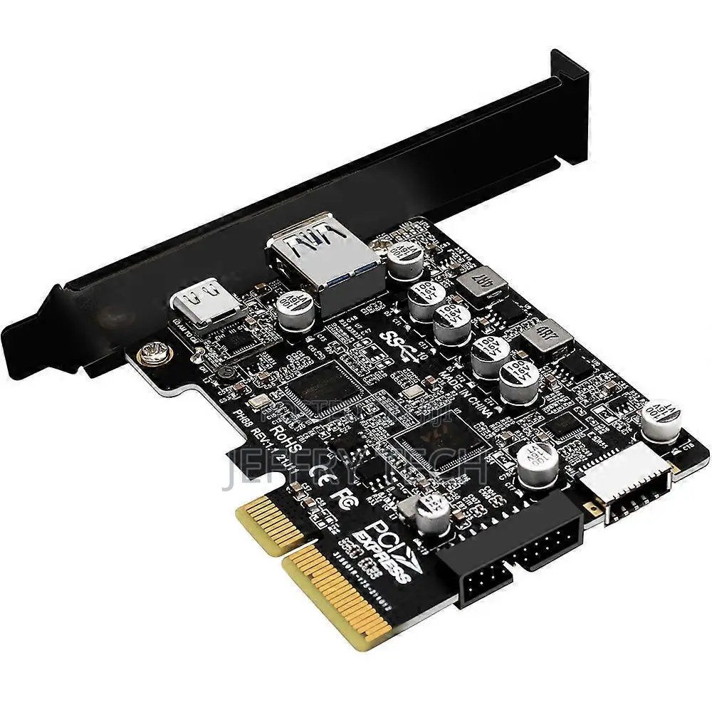 Pcie 3.0 to Usb 3.2 Extension Card Type-C Port Front Type-E Expansion