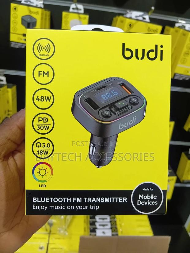 Budi Car Fm Transmitter Modulator With Bluetooth - thumbnail 2