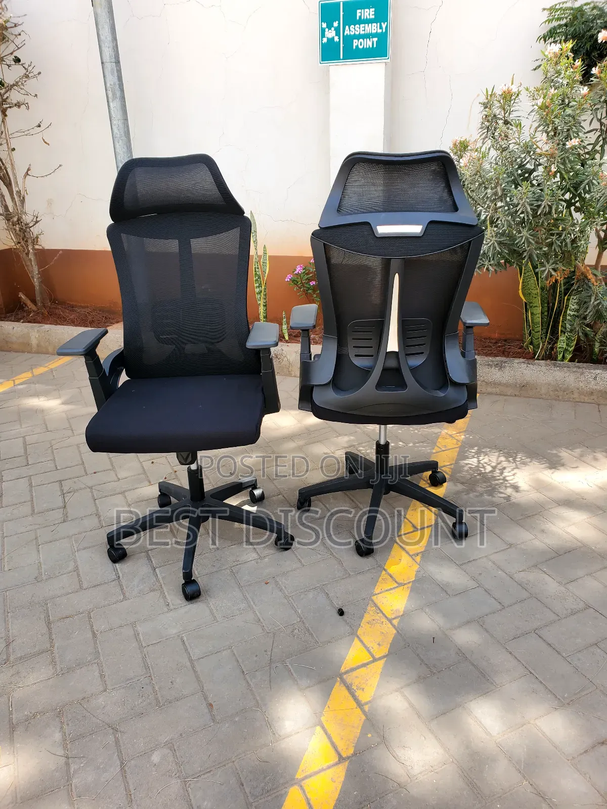 Ergonomic Headrest Office Chair