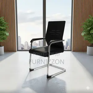 Full Mesh Visitor Chair With Chrome Sled Base