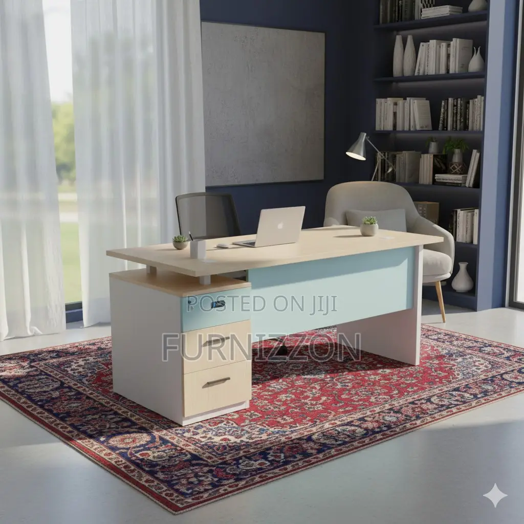 Smart 1.4 Meter Office Table With Wide Desktop