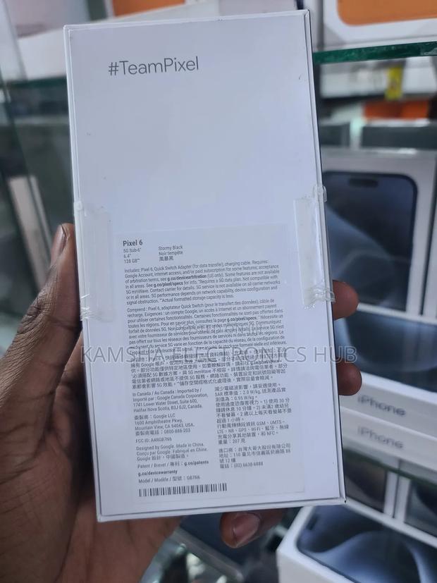 New Google Pixel 6 128 GB Black - thumbnail 3