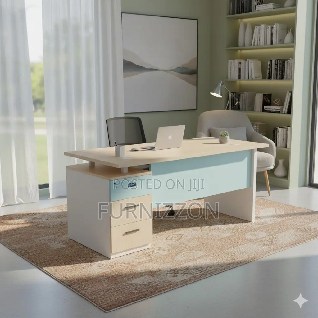 Compact Modern Office Desk With Storage