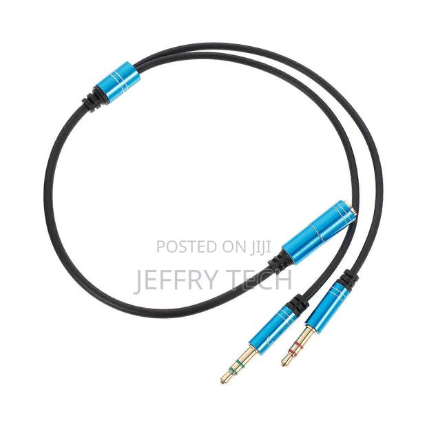 Headphone Mic Splitter for Computers and Laptops Allows Sound Quality - thumbnail 3