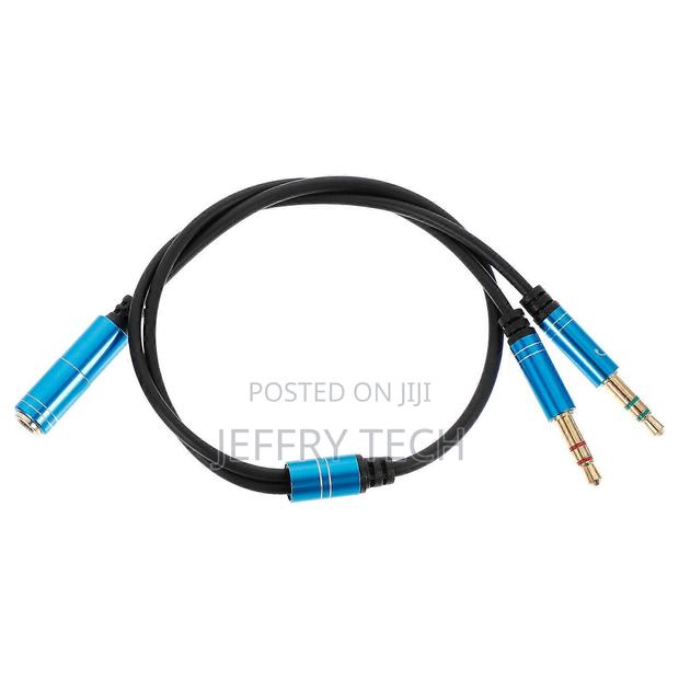 Headphone Mic Splitter for Computers and Laptops Allows Sound Quality - thumbnail 4