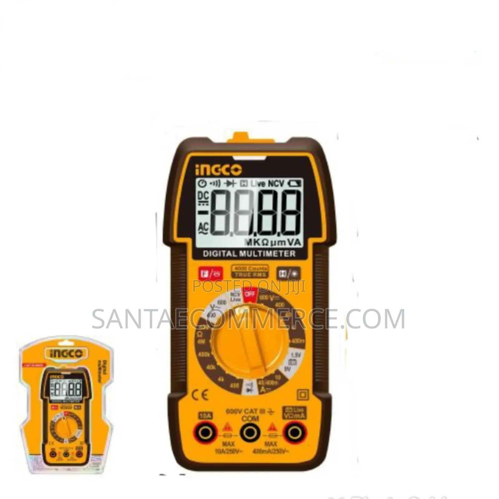 Ingco Dm36002 Digital Multimeter 4000 Counts