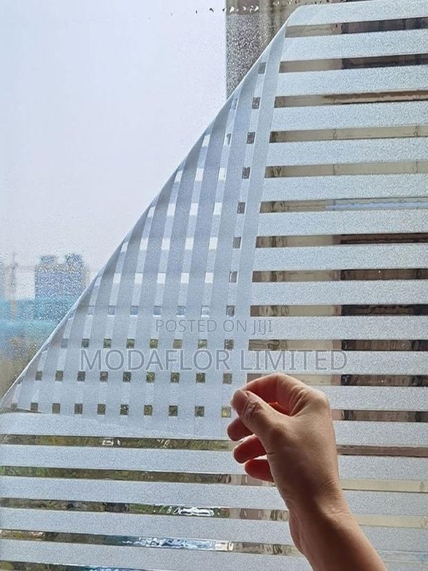 Office Decorative Privacy Film – Corporate Glass Style