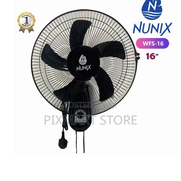 Nunix 16 Inch Wall Fan With High-Efficiency Cooling - main view