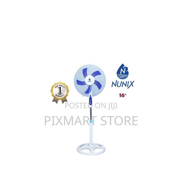 Nunix 16-Inch Stand Fan | Oscillating Cooling Fan for Home Office