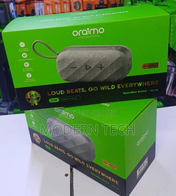 Oraimo Spacebox Active – Powerful Bass, Compact Wireless Sound - main view