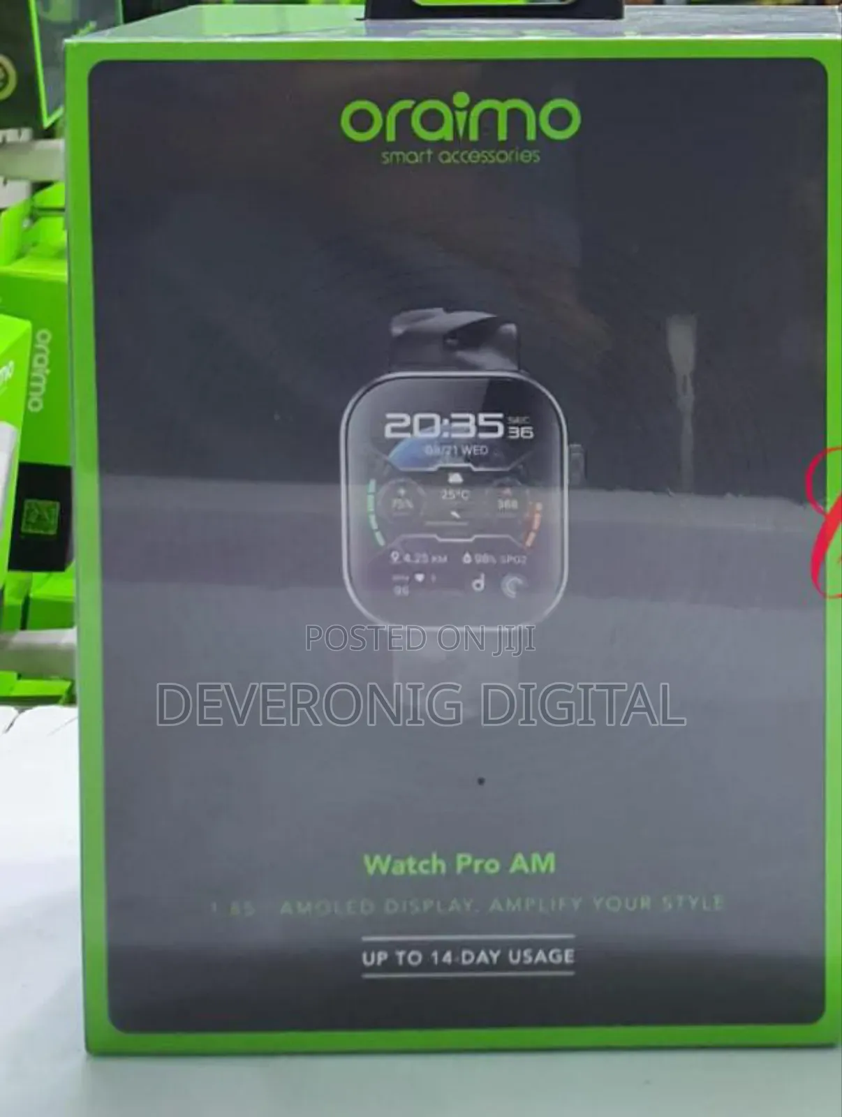 Oraimo Watch Pro Am Osw-811h 1.85′′ Amoled Ip68 Smart Watch