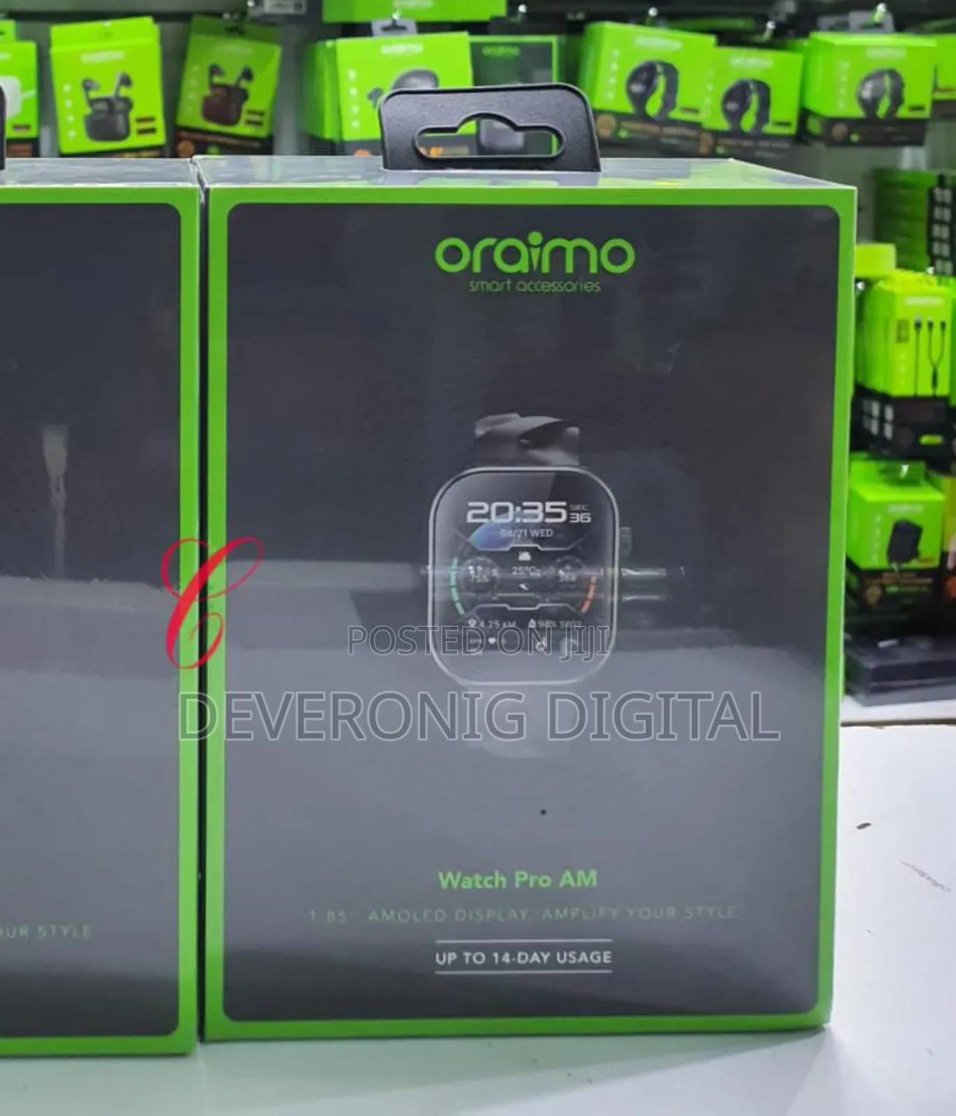 Oraimo Watch Pro Am Osw-811h 1.85′′ Amoled Ip68 Smart Watch