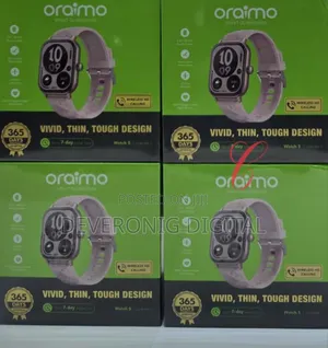 ;*
Oraimo Watch 5 Osw-805 2.01" Hd Panda Glass 1atm Smart Watch