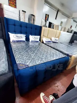 Blue Classy 5 by 6 Bed