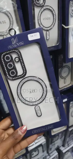 Ameya Samsung Galaxy A17 Magsafe Glitter Diamond Camera Protector Case