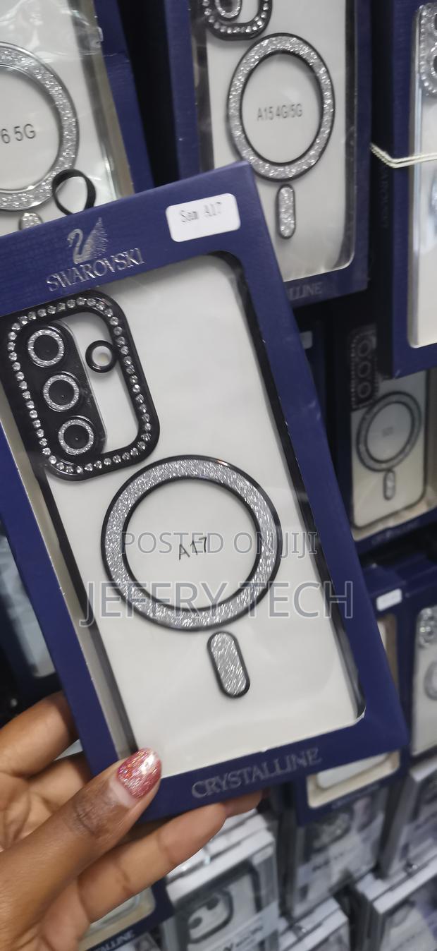 Ameya Samsung Galaxy A17 Magsafe Glitter Diamond Camera Protector Case - thumbnail 3