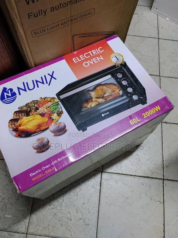 60l Rotisserie Oven – 4 Precision Knobs + Timer | Bake, Grill, Roast – - main view