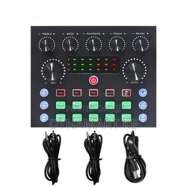 V8s Professional Live Sound Card Mixer – Audio Interface - thumbnail 2