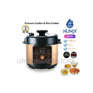 Nunix Pc-03 Electric Pressure Cooker – 6-L -Function Smart Cooker