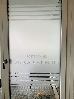 Office Decorative Privacy Film – Clean Frost Effect