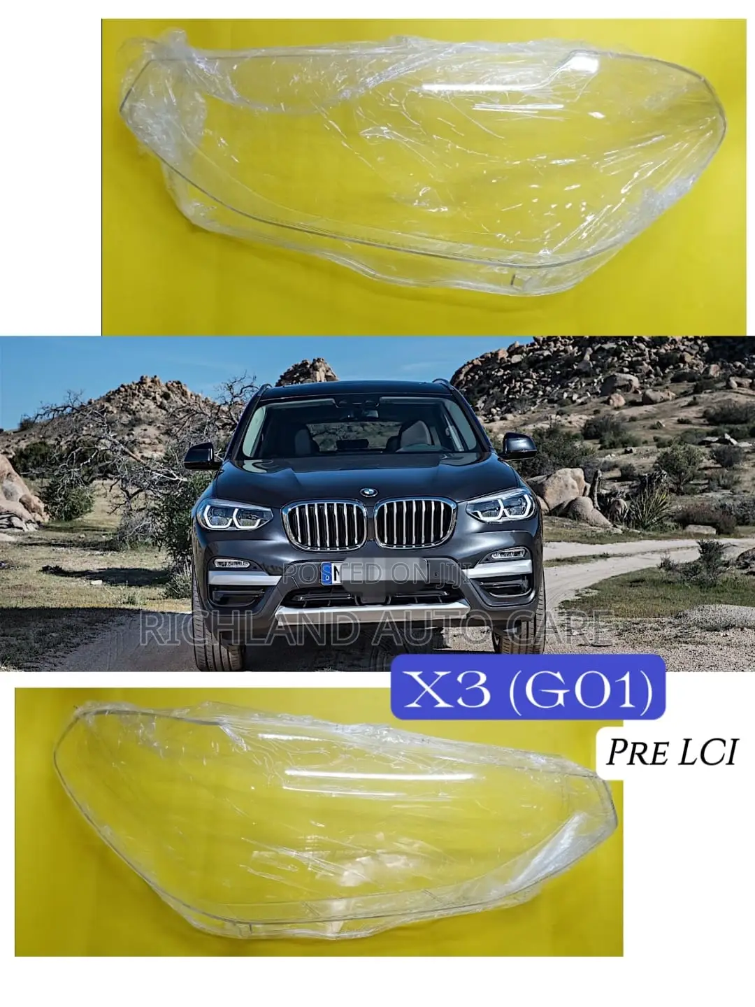 BMW Headlamp Lens X1(E84,F48) X3(F25, G01) X4(F26) X5(E70,F15) X6(F16)