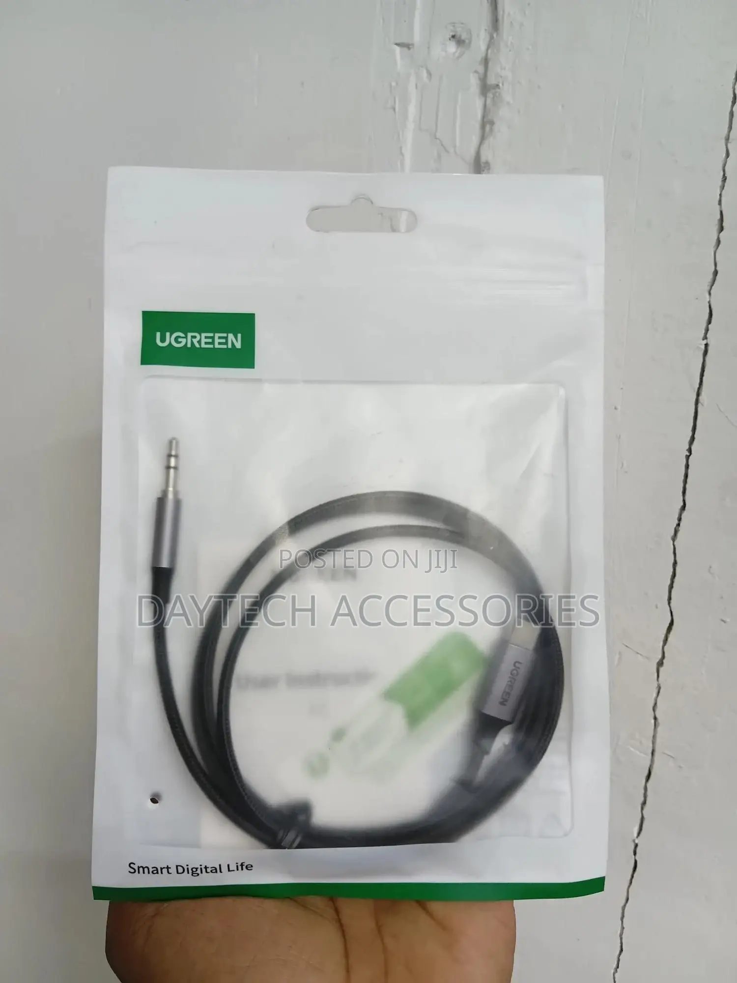 Ugreen Braided Usb-C Male to 3.5mm Male - Black 1m